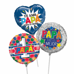 Mini Hispanic Father's Day Air-filled Balloons  
