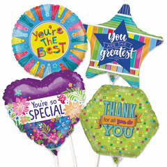 Mini Secretary's Day Air-Filled Balloons