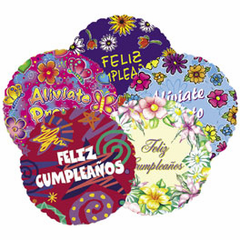 Mini Spanish Everyday Flat Balloons