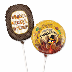 Mini Thanksgiving Air-Filled Balloons
