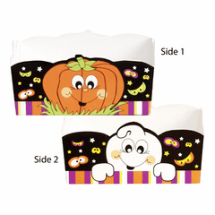 Paper Candy Tray<br>Halloween Ghost & Pumpkin