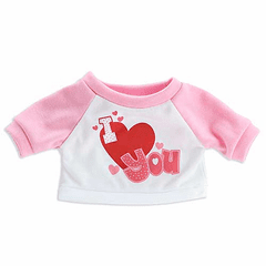 Plush T-Shirt<br>I Heart You