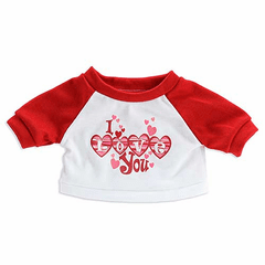 Plush T-Shirt<br>I Love You