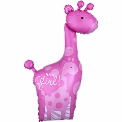 Safari Baby Girl Giraffe Shape Balloon