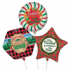 Spanish Christmas Mini Air-filled Balloons