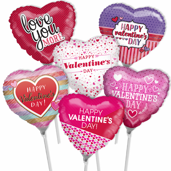 Valentine Mini Air-filled Balloons