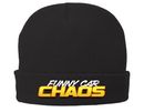 FCC BLACK BEANIE YELLOW LOGO
