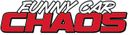 FUNNY CAR CHAOS DECAL/WHITE