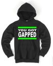 KIDS "GREEN GAPPED"HOODIE