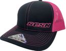 SCSN BLACK/PINK SNAPBACK
