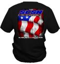 SCSN WAVING FLAG BLACK TEE