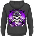 SCSN PURPLE SKULL ZIP UP