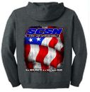 SCSN WAVING FLAG GRAY PULLOVER HOODIE