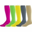 Athletic Sport Knee High Tube Socks - 5 Unique Color Options