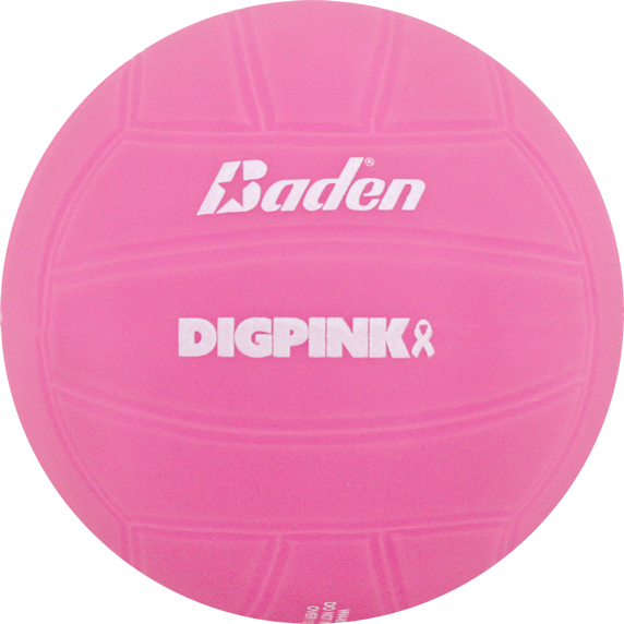 Baden Brand Dig Pink Sideout Cancer Awareness Mini 4 inch Diameter