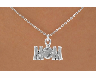 Baseball / Softball Mom Charm Necklace