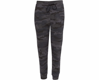 Black Camouflage Fleece Jogger Pants - Choice of 16 Sports