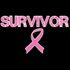 Survivor Pink Ribbon Cancer Awareness Long Sleeve Shirt - in 20 Shirt Colors
