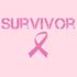 Survivor Pink Ribbon Cancer Awareness Long Sleeve Shirt - in 20 Shirt Colors