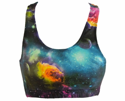 Galaxy Geometric Sports Bra