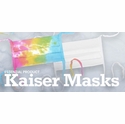 Kaiser Style Face Masks in Several Colors & Tie-Dye