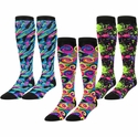 Kaleidoscope, Swirls & Paint Splatter Over-Calf Krazi Socks - 3 Options
