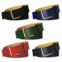 Leather Baseball / Softball Belts - in 5 Colors