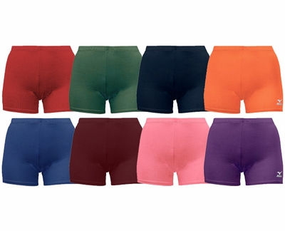 Women's Mizuno Core Vortex Volleyball Spandex Shorts in Several Team Color  Choices - Spandex Shorts in 4 inseam - Lots of Colors u0026 Styles
