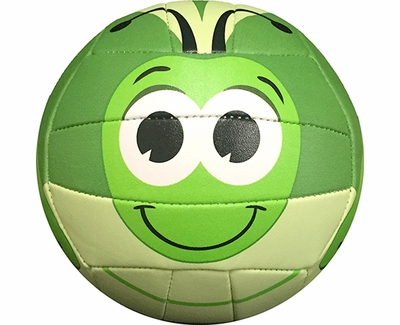 Molten Green Grasshopper Smiley Face Mini Volleyball