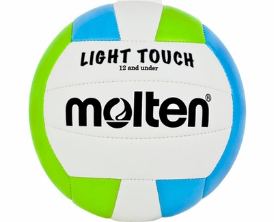 Molten Light Touch Blue & Lime Youth Beach Volleyball