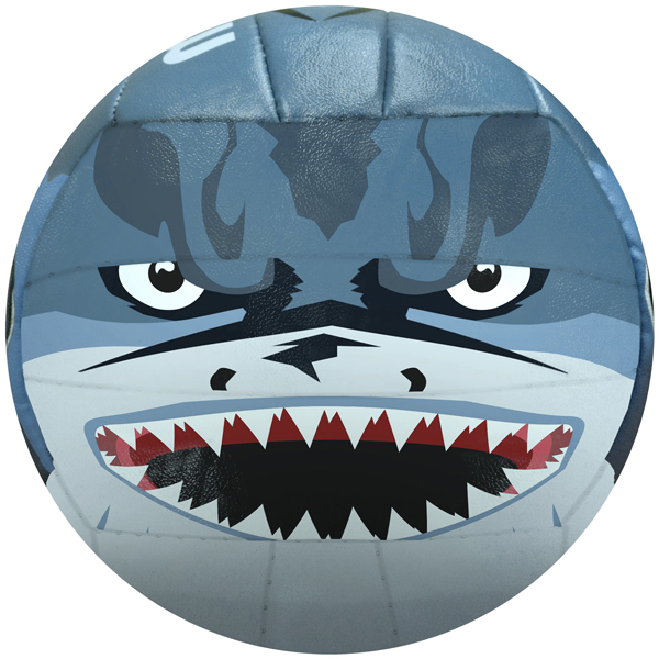 Molten Mini Volleyballs, a Fun & Colorful Blue Shark Mini Size Novelty