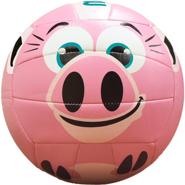 Molten Mini Volleyballs, a Fun & Colorful Pink Pig Mini Size Novelty