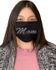 Mom Script Bling Rhinestone Face Mask - 6 Color Options