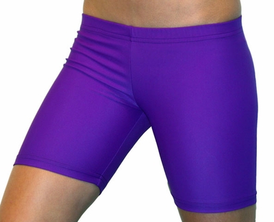 Neon Purple 6" inseam Spandex Shorts