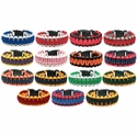 Paracord Survival Bracelets - in lots of Colors
