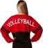 Pink & Grey Oversize Game Day Jersey Pullover w/ optional Volleyball Imprint