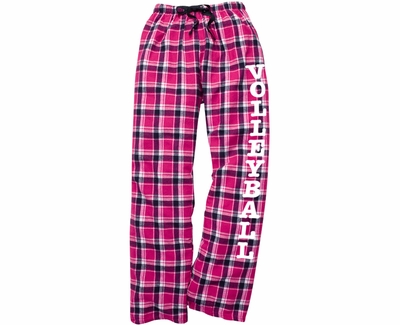 Boxercraft F20 Unisex Pink, Navy Blue u0026 White Plaid Flannel Lounge Pajama  Pants w/ Choice of 22 Sport Prints - Pajamas u0026 Lounge Pants