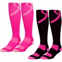 Pink Ribbon Aware Performance Over-Calf Socks - 2 Color Options