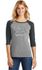 Rhinestone Swoosh Volley Mom 3/4 Sleeve Raglan Volleyball Shirt
