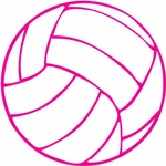 CMI Volleyball Infinity Decal Sticker - Light Pink Vinyl, 7.5x2.5 Inches, Premium Quality, Made In USA - View #10