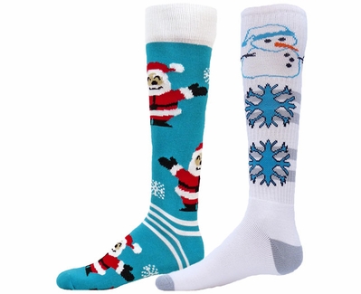 Snowman Holiday Winter Knee High Socks