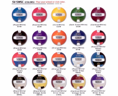 Tachikara SV-5WSC Volleyballs - in 46 Colors