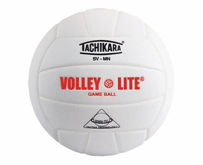 Tachikara White SV-MN Volley-Lite Volleyball