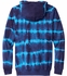 Tie-Dye Pullover Hoodie in Blue Stripes - Choice of 22 Sport Prints
