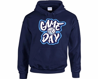 Volleyball Hooded Sweatshirt - Game Day Design