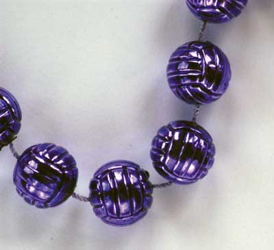 volleyball mardi gras beads