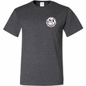 Volleyball T-Shirt Life Is Good Design Dark Grey Short Sleeve Tee
