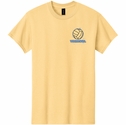 Life Is Short, Play a Ton of Volleyball Design Yellow Short Sleeve Tee