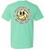 Volleyball T-Shirt Smiley Face Design Seaglass Green Short Sleeve Tee
