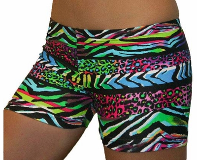 Wild Africa Spandex Shorts